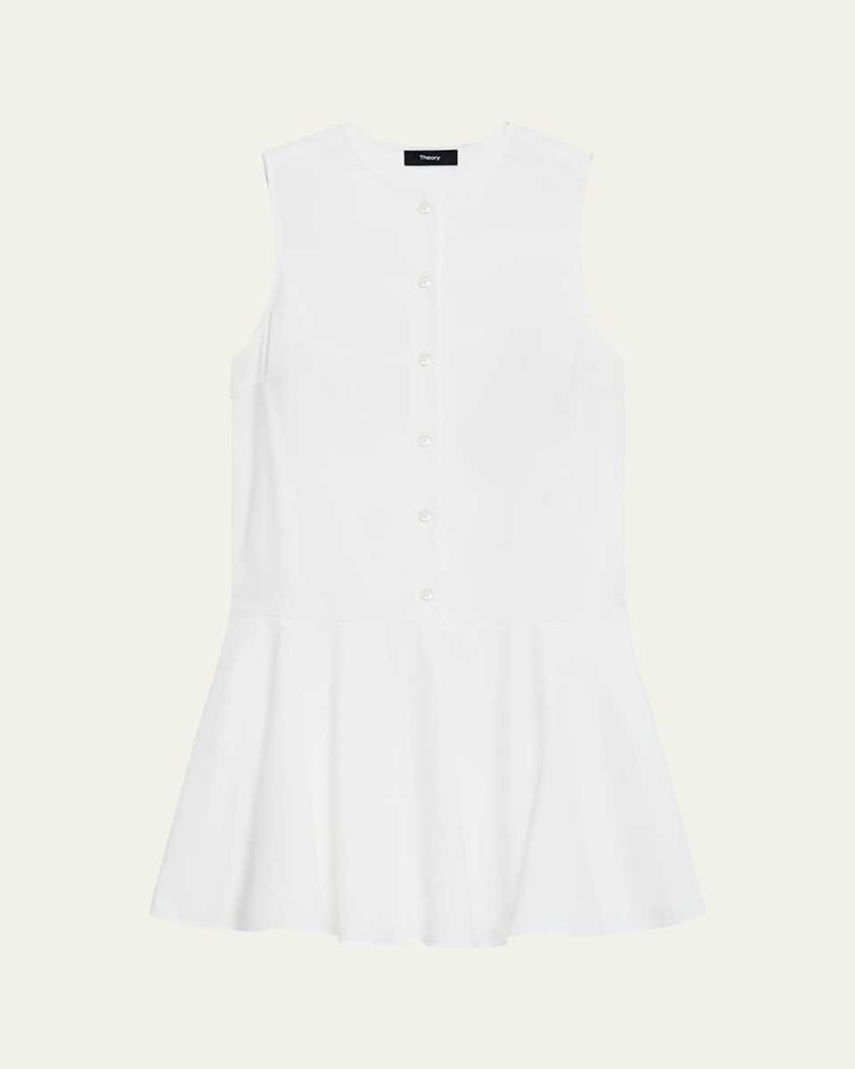 Sleeveless Drop-Waist Mini Dress